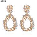 Cheapest Product Diamond - Encrusted Alloy Drop Earrings